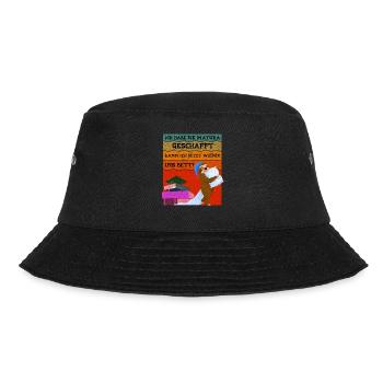 Maturanten Habe die Matura Geschafft Lustiges - Bucket Hat - Schwarz - Vorne - Lela (165cm)