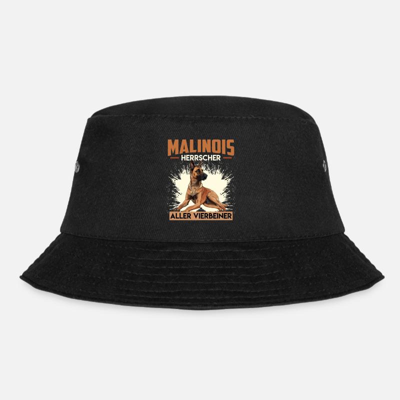 MALINOIS HERRSCHER ALLER VIERBEINER Malinois - Bucket Hat - Schwarz