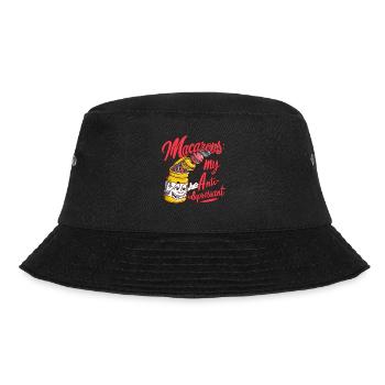 Macaron lovers French macarons - Bucket Hat - black - Front - Lela (165cm)