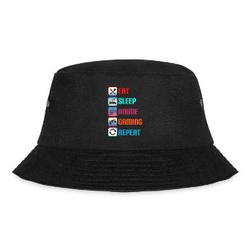 Anime Gaming Otaku Manga Kawaii Japan - Bucket Hat - black - Front - Lela (165cm)