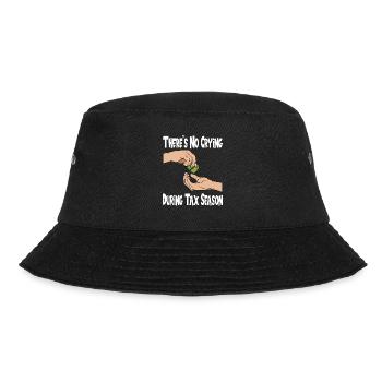 Steuerzahler Finanzamt Steuer zahlen - Bucket Hat - Schwarz - Vorne - Lela (165cm)