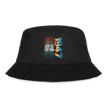 Limited Edition Since 1947 Birthday Vintage 1947 - Bucket Hat - black - Front - Lela (165cm)