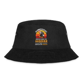 Greifvögel Vogelart Raubvogel Aasgeier - Bucket Hat - Schwarz - Vorne - Lela (165cm)