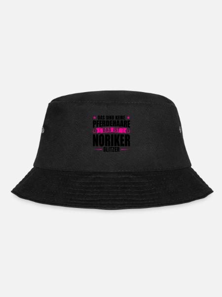 Noriker Pferd Pferde Geschenk - Bucket Hat - Schwarz
