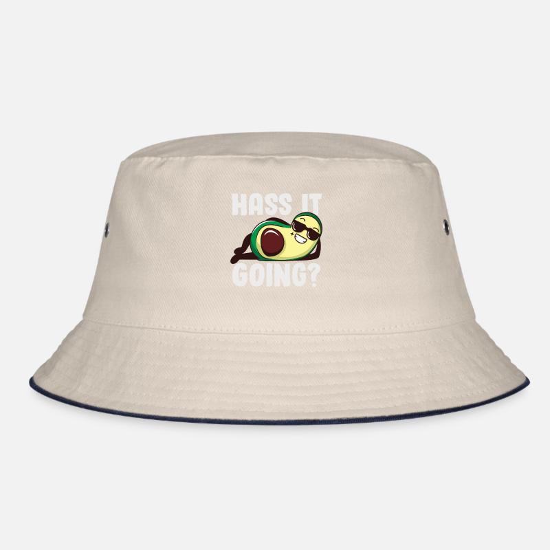 Avocado Guacamole Vegan Geschenk Bucket Hat