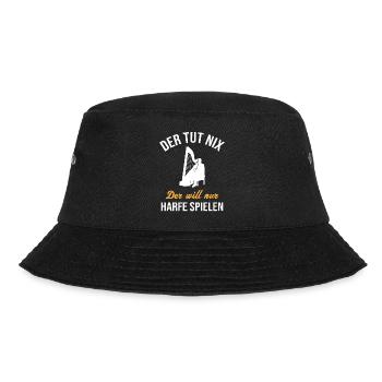 Harmless harp sound inspires musicians - Bucket Hat - black - Front - Lela (165cm)