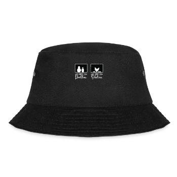 Poultry Farmer My Problem My Pictogram Mom Dad - Bucket Hat - Schwarz - Vorne - Lela (165cm)