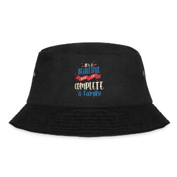 It's A Beautiful Day To Complete A Family Adoption - Bucket Hat - black - Front - Lela (165cm)