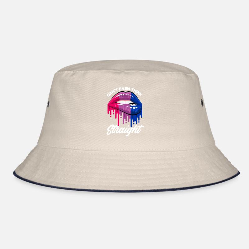 Proud Bisexual Lips Bisexuality Bucket Hat
