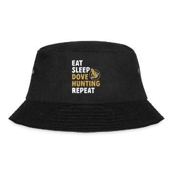 Taubenjäger Taubenjagd Tauben - Bucket Hat - Schwarz - Vorne - Lela (165cm)