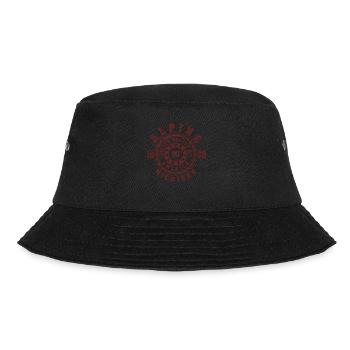Alpine MI | Michigan Reise & Souvinier Geschenk - Bucket Hat - Schwarz - Vorne - Lela (165cm)