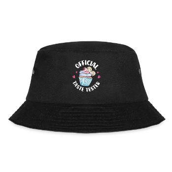 Cupcake Muffin Baking Gift - Bucket Hat - black - Front - Lela (165cm)