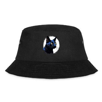 Bombay Cat Bombay Katze - Bucket Hat - Schwarz - Vorne - Lela (165cm)