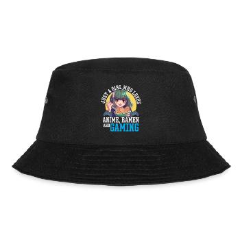 Anime Ramen and Gaming Gamer Anime - Bucket Hat - black - Front - Lela (165cm)