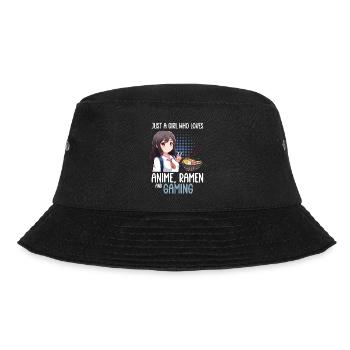 Anime Ramen and Gaming Gamer Anime - Bucket Hat - black - Front - Lela (165cm)