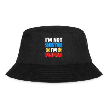 Philippinisches Humor Shirt - Bucket Hat - Schwarz - Vorne - Lela (165cm)