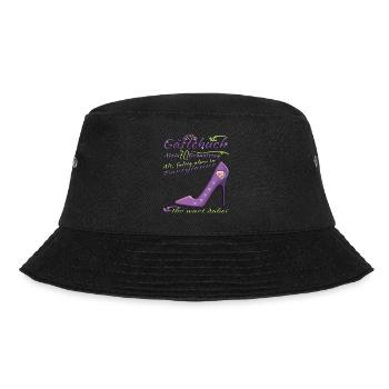 70. Geburtstag Mann und Frau Gästebuch - Bucket Hat - Schwarz - Vorne - Lela (165cm)