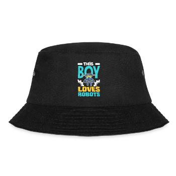 Robotics Robot Programmer - Bucket Hat - black - Front - Lela (165cm)