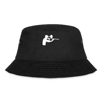 Silhouette Trombonist Artful Music Gift - Bucket Hat - black - Front - Lela (165cm)