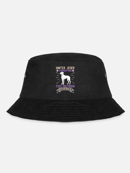 Ridgeback HINTER JEDER STARKEN FRAU STEHT EIN - Bucket Hat - Schwarz
