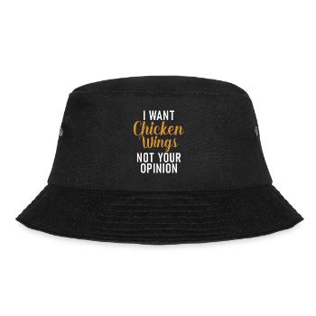Chicken Wings Gifts - Bucket Hat - black - Front - Lela (165cm)