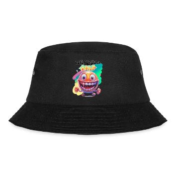 Dont Forget to Smile. Joy, happiness, positivity, - Bucket Hat - black - Front - Lela (165cm)