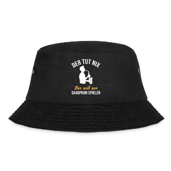 Harmless Saxophonist Joy of Playing Gift - Bucket Hat - black - Front - Lela (165cm)
