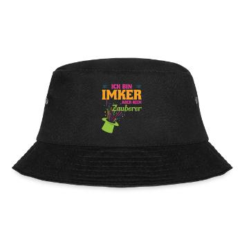 Imker Bienen Bienenzucht Geschenk - Bucket Hat - Schwarz - Vorne - Lela (165cm)