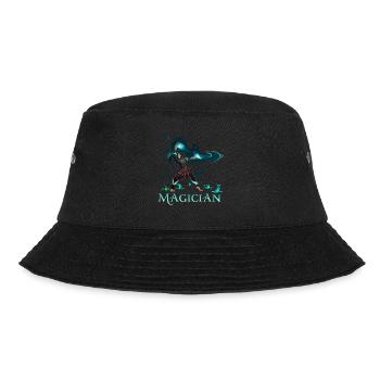 Zauberer - Bucket Hat - Schwarz - Vorne - Lela (165cm)
