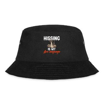 Ball Python Snake King Python - Bucket Hat - black - Front - Lela (165cm)