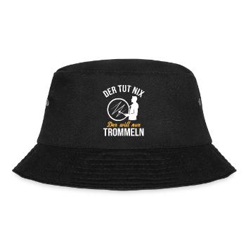 Harmless Drummer Drums Humor - Bucket Hat - black - Front - Lela (165cm)