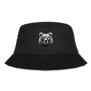 Grizzly Bear Sunglasses Galaxy Bears - Bucket Hat - black - Front - Lela (165cm)