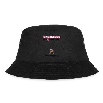 75th Birthday Man and Woman Guestbook - Bucket Hat - black - Front - Lela (165cm)
