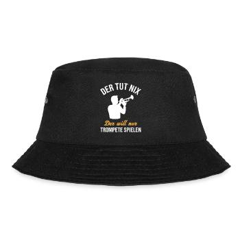 Harmless Trumpeter – Only Music in Mind - Bucket Hat - black - Front - Lela (165cm)