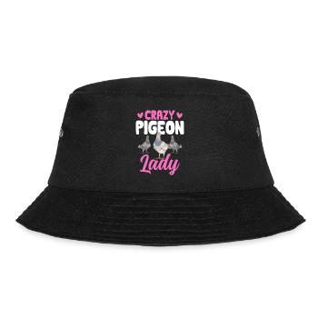 Taubensport Taubenzüchter Brieftaube - Bucket Hat - Schwarz - Vorne - Lela (165cm)