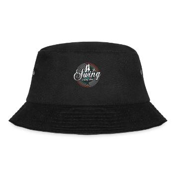 Swing Dance It's Swing Party Time Ballroom Dance - Bucket Hat - Schwarz - Vorne - Lela (165cm)