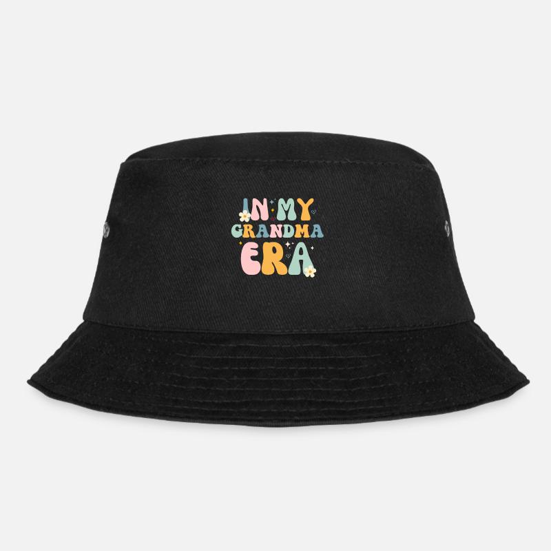 In meiner Oma-Ära - Grooviger Muttertag - Bucket Hat - Schwarz