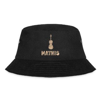 Mathis als Bratsche - Bucket Hat - Schwarz - Vorne - Lela (165cm)