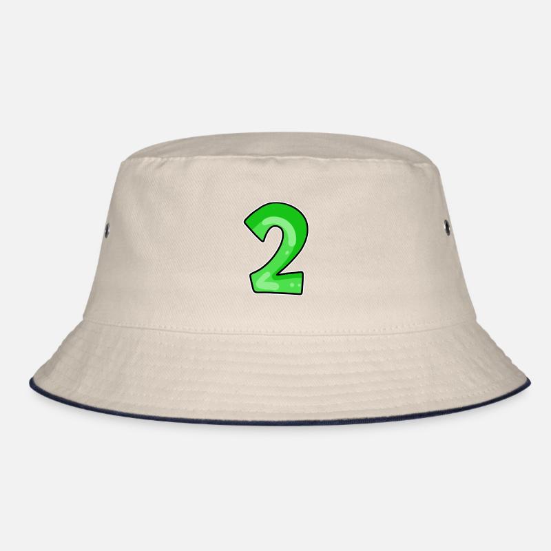 Two - 2 - Number Number Bucket Hat