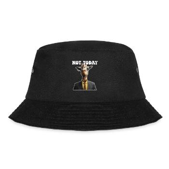 Not Today African Giraffidae Nubian Giraffe - Bucket Hat - black - Front - Lela (165cm)