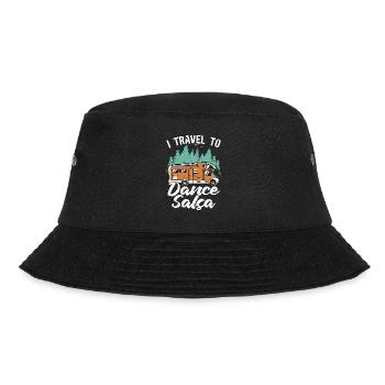Salsa Dance I Travel To Dance Salsa Mambo Music - Bucket Hat - black - Front - Lela (165cm)