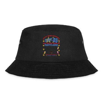 85th Birthday Man and Woman Guestbook - Bucket Hat - black - Front - Lela (165cm)