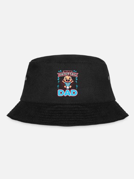 Mein Erster Vatertag als Papa 2024 - Dad - Bucket Hat - Schwarz