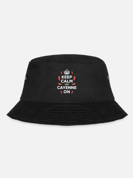 Liebhaber Scharfer Speisen, Chili Peppers Chef - Bucket Hat - Schwarz