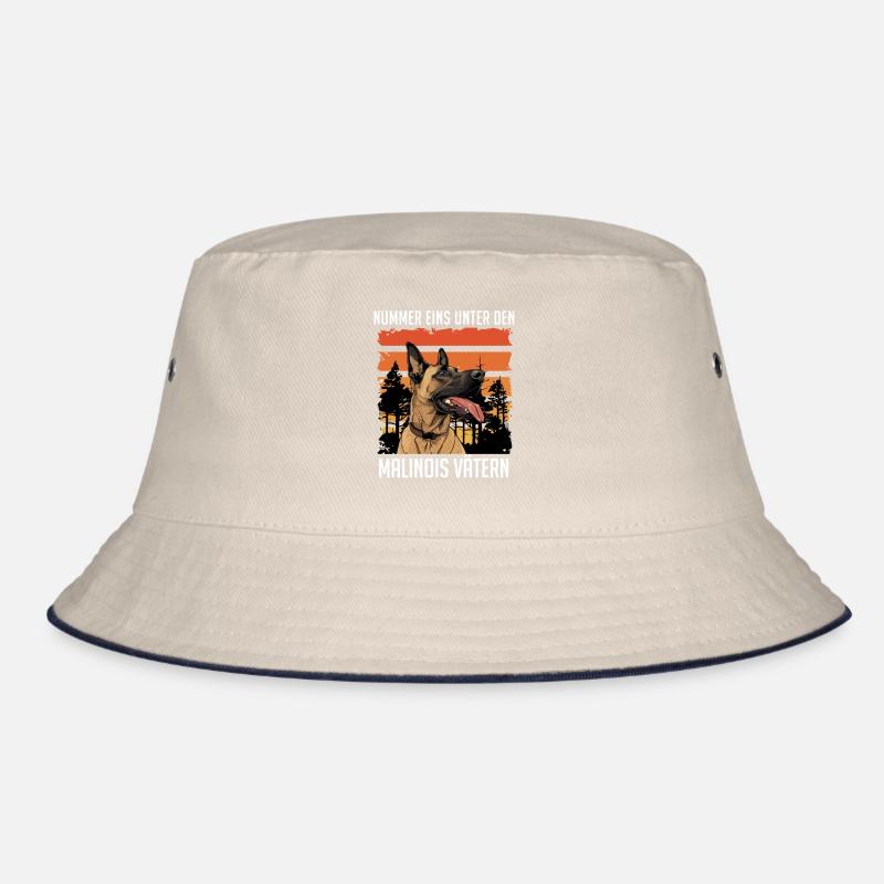 Hundepapa NUMMER 1 UNTER DEN MALINOIS VÄTERN Bucket Hat