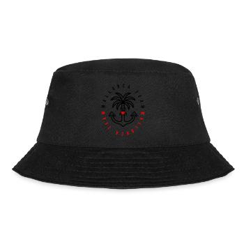 Mallorca Team Anker Palme Herz - Bucket Hat - Schwarz - Vorne - Lela (165cm)