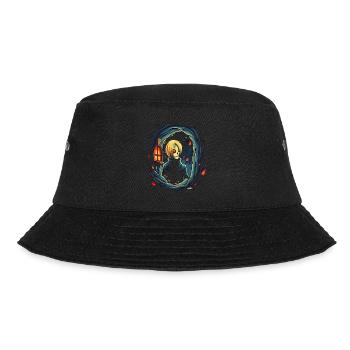 Dämonen sind auch Menschen - Bucket Hat - Schwarz - Vorne - Lela (165cm)