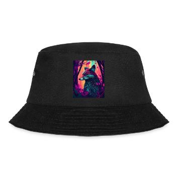Funky Forest Fox - Bucket Hat - black - Front - Lela (165cm)