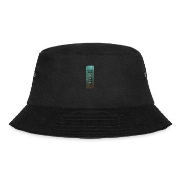 Rule and its Shadow - Design with Crown - Bucket Hat - black - Front - Lela (165cm)