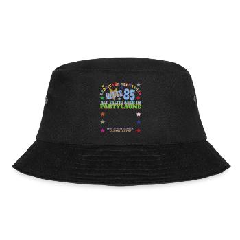 85th Birthday Man and Woman Guestbook - Bucket Hat - black - Front - Lela (165cm)